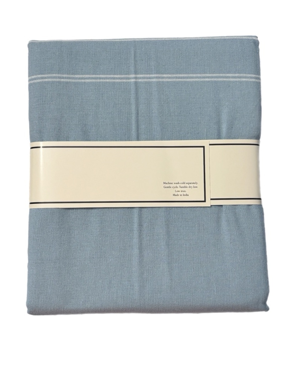 Blue Striped Table Cloth - Picture 3 of 4